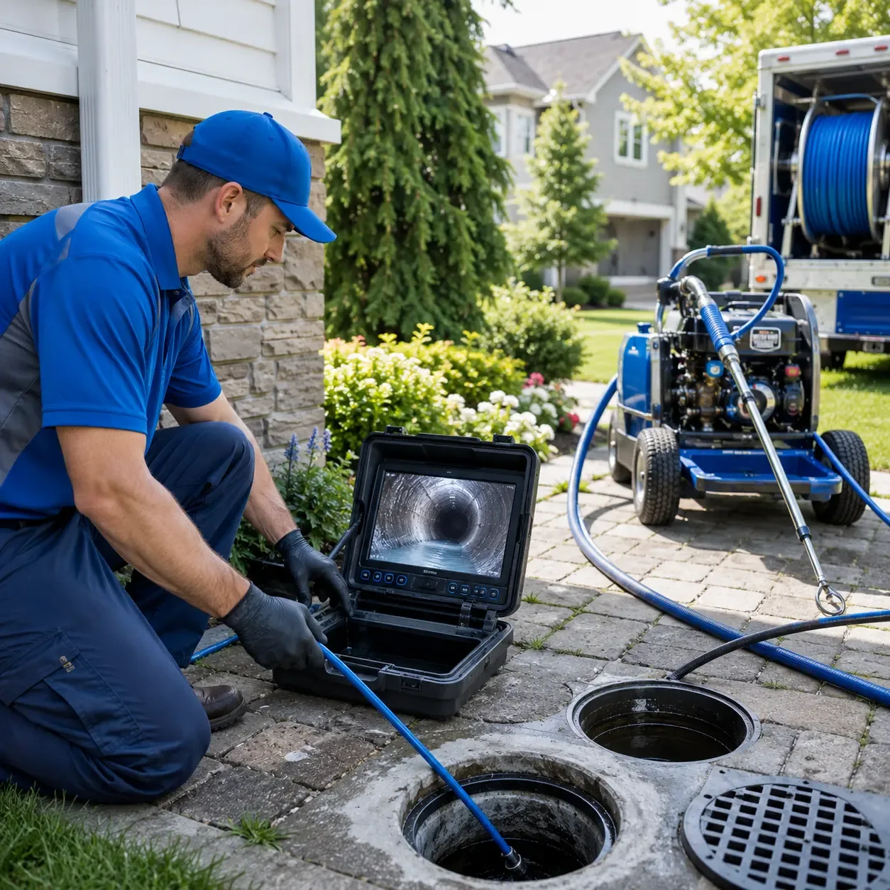 Outdoor drain cleaning professionals serving Traer, IA